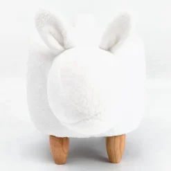 Bunny-Shaped Kids Pouf – 26.4" x 14.2" x 14.6" White Discount