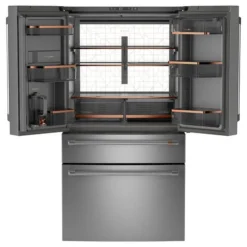 GE Café CAFE 23,2 Cu Ft 36 In Refrigerator Bottom Freezer, French door - CJE23DP2WS1 Stainless Steel Online