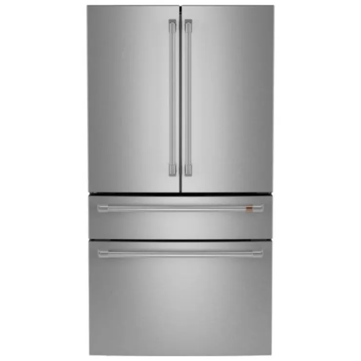 GE Café CAFE 23,2 Cu Ft 36 In Refrigerator Bottom Freezer, French door - CJE23DP2WS1 Stainless Steel Online