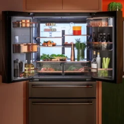 GE Café CAFE 23,2 Cu Ft 36 In Refrigerator Bottom Freezer, French door - CJE23DP2WS1 Stainless Steel Online