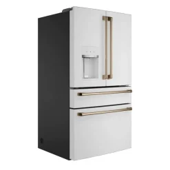 GE Café CAFE 27.8 Cu Ft 36 In Refrigerator Bottom Freezer, French door - CVE28DP4NW2 White Clearance