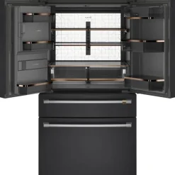 GE Café CAFE 27.8 Cu Ft 36 In Refrigerator Bottom Freezer, French door - CVE28DP3ND1 Black Best