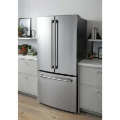 GE Café CAFE 18.6 Cu Ft 33 In Refrigerator Bottom Freezer, French door - CWE19SP2NS1 Stainless Steel New