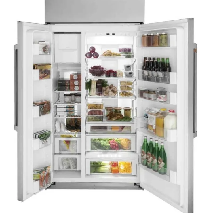 GE Café CAFE 25 Cu Ft 42 In Refrigerator Side by side - CSB42WP2NS1 Stainless Steel Hot