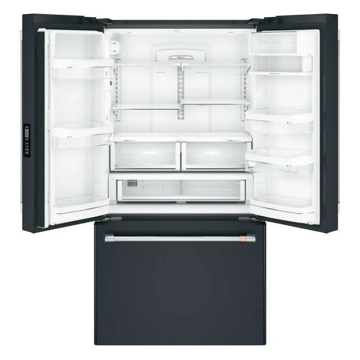GE Café CAFE 23.1 Cu Ft 36 In Refrigerator Bottom Freezer, French door - CWE23SP3MD1 Black Outlet