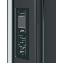 GE Café CAFE 23.1 Cu Ft 36 In Refrigerator Bottom Freezer, French door - CWE23SP3MD1 Black Outlet