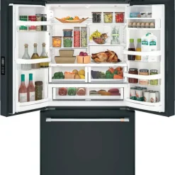 GE Café CAFE 23.1 Cu Ft 36 In Refrigerator Bottom Freezer, French door - CWE23SP3MD1 Black Outlet