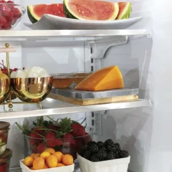 GE Café CAFE 23.1 Cu Ft 36 In Refrigerator Bottom Freezer, French door - CWE23SP2MS1 Stainless Steel Outlet