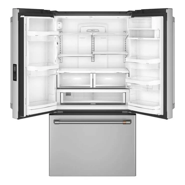 GE Café CAFE 23.1 Cu Ft 36 In Refrigerator Bottom Freezer, French door - CWE23SP2MS1 Stainless Steel Outlet
