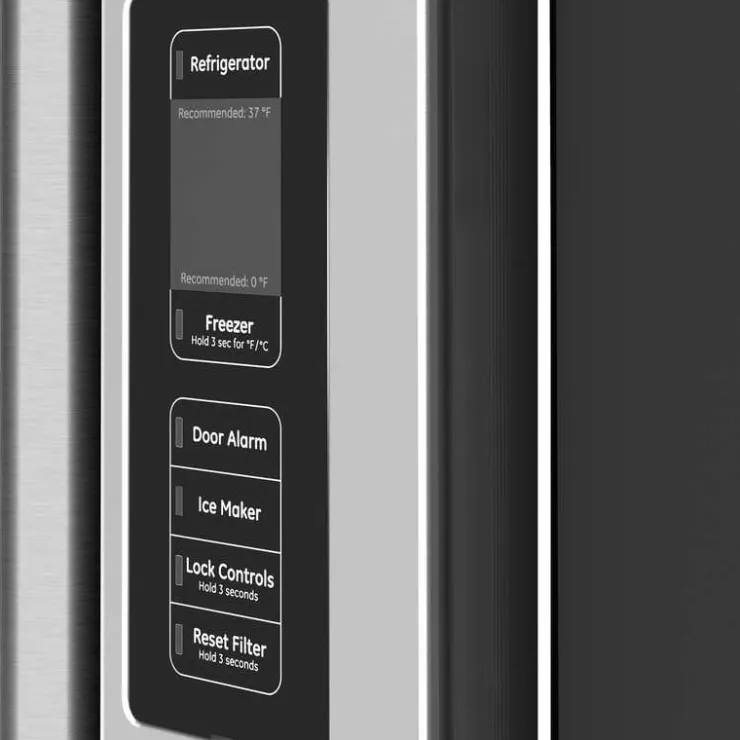 GE Café CAFE 23.1 Cu Ft 36 In Refrigerator Bottom Freezer, French door - CWE23SP2MS1 Stainless Steel Outlet