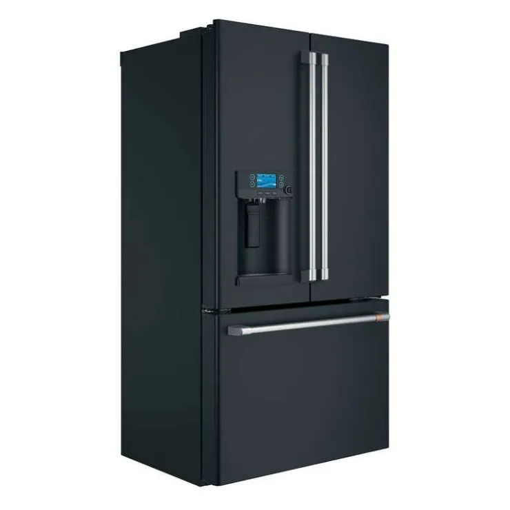 GE Café CAFE 22.2 Cu Ft 36 In Refrigerator Bottom Freezer, French door - CYE22TP3MD1 Black Sale