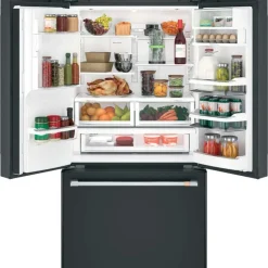 GE Café CAFE 22.2 Cu Ft 36 In Refrigerator Bottom Freezer, French door - CYE22TP3MD1 Black Sale