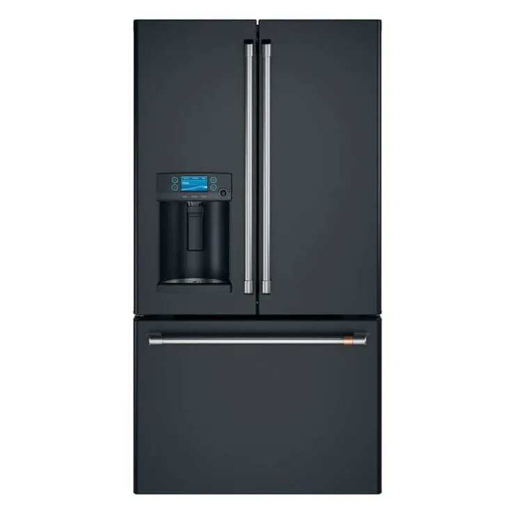 GE Café CAFE 22.2 Cu Ft 36 In Refrigerator Bottom Freezer, French door - CYE22TP3MD1 Black Sale
