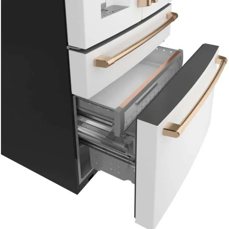 GE Café CAFE 22,3 Cu Ft 36 In Refrigerator Bottom Freezer, French door - CXE22DP4PW2 Stainless Steel Best