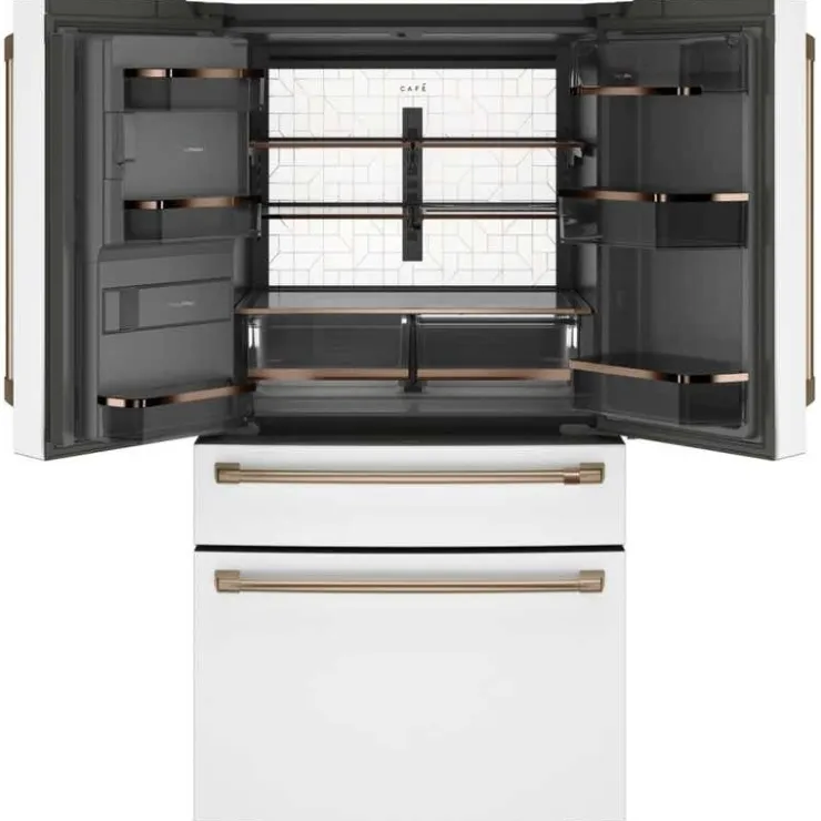 GE Café CAFE 22,3 Cu Ft 36 In Refrigerator Bottom Freezer, French door - CXE22DP4PW2 Stainless Steel Best