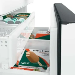 GE Café CAFE 23.1 Cu Ft 36 In Refrigerator Bottom Freezer, French door - CWE23SP4MW2 White New