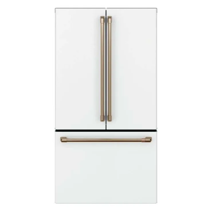 GE Café CAFE 23.1 Cu Ft 36 In Refrigerator Bottom Freezer, French door - CWE23SP4MW2 White New