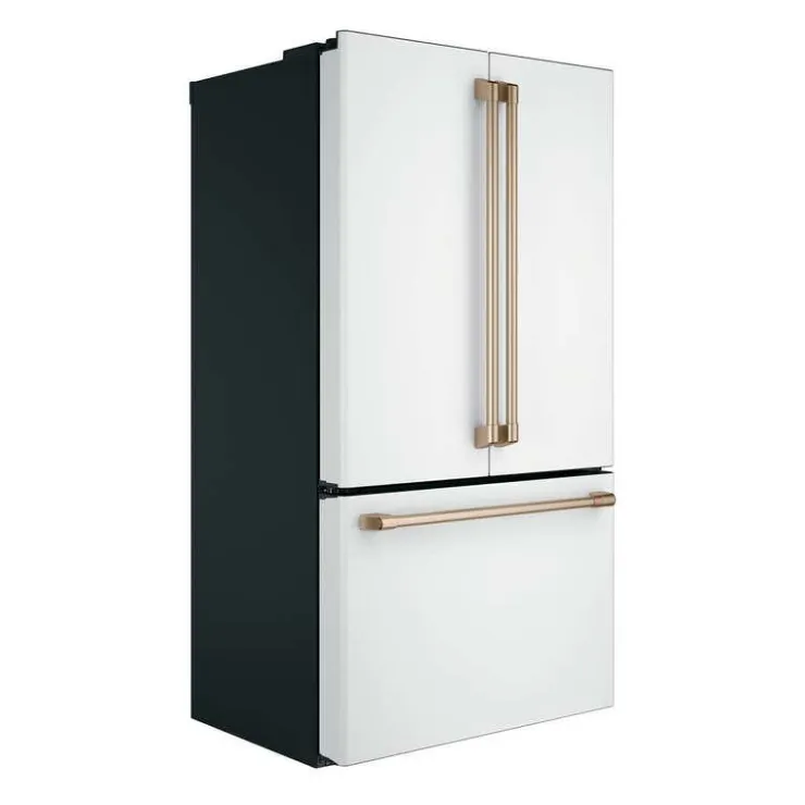 GE Café CAFE 23.1 Cu Ft 36 In Refrigerator Bottom Freezer, French door - CWE23SP4MW2 White New
