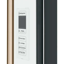 GE Café CAFE 23.1 Cu Ft 36 In Refrigerator Bottom Freezer, French door - CWE23SP4MW2 White New