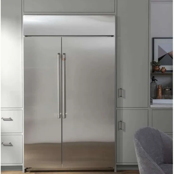 GE Café CAFE 29,6 Cu Ft 48 In Refrigerator Side by side - CSB48WP2NS1 Stainless Steel New