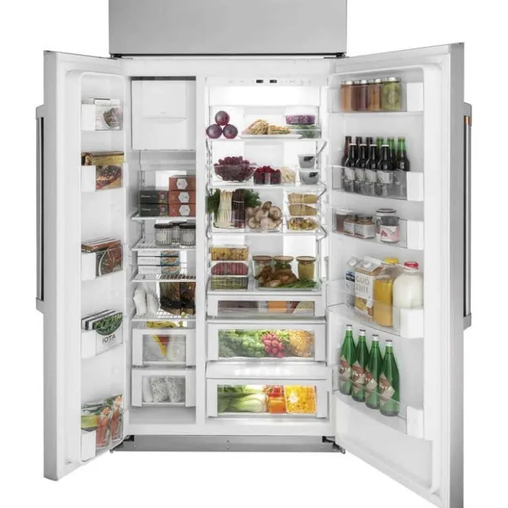 GE Café CAFE 29,6 Cu Ft 48 In Refrigerator Side by side - CSB48WP2NS1 Stainless Steel New