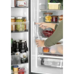 GE Café CAFE 18.6 Cu Ft 33 In Refrigerator Bottom Freezer, French door - CWE19SP4NW2 White Sale