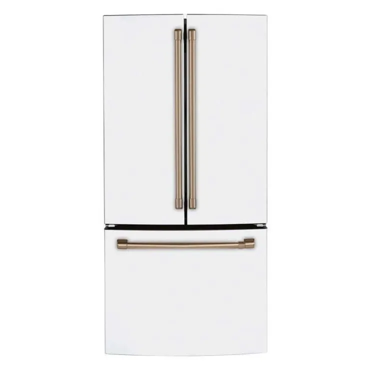 GE Café CAFE 18.6 Cu Ft 33 In Refrigerator Bottom Freezer, French door - CWE19SP4NW2 White Sale