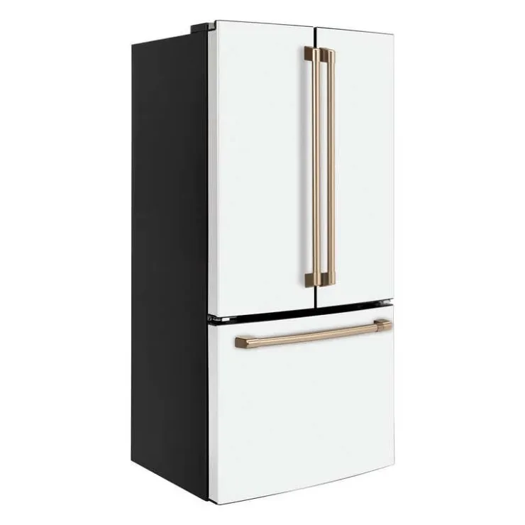 GE Café CAFE 18.6 Cu Ft 33 In Refrigerator Bottom Freezer, French door - CWE19SP4NW2 White Sale