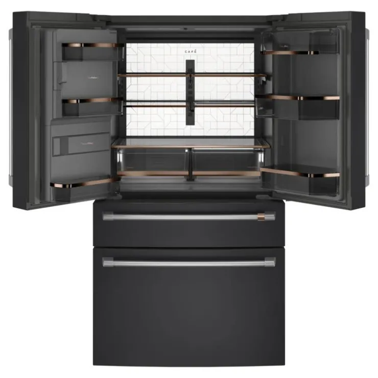 GE Café CAFE 36 In 22,3 Cu Ft Refrigerator Bottom Freezer, French door - CXE22DP3PD1 black Hot