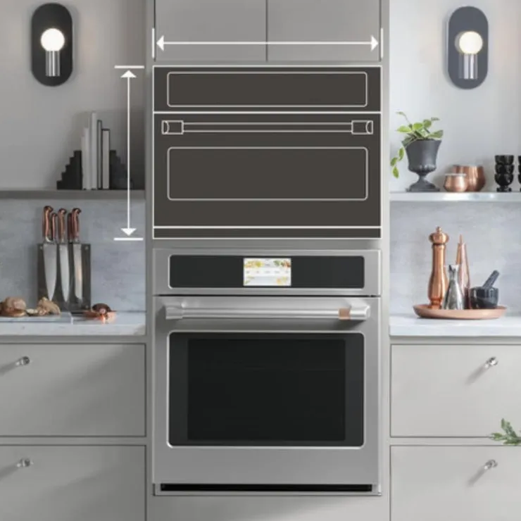 GE Café CAFE Built-In Wall Oven 30" - CSB913P3VD1 Black Sale