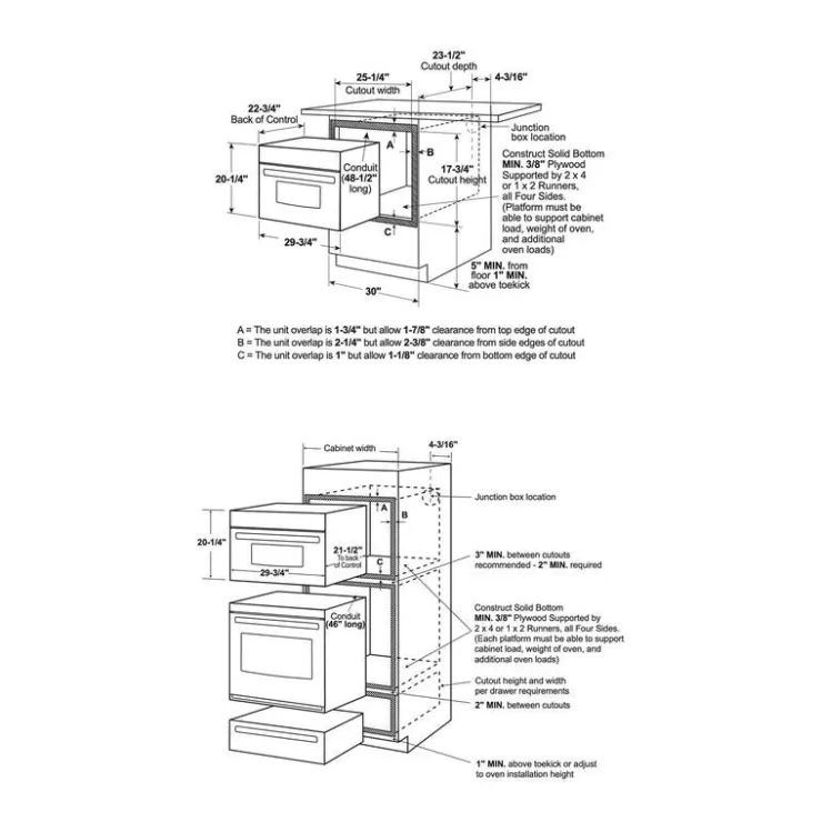 GE Café CAFE Built-In Wall Oven 30" - CSB923P2VS1 Stainless Steel Outlet