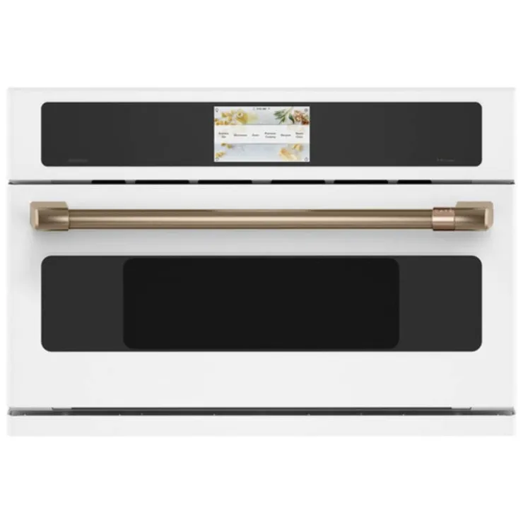 GE Café CAFE Built-In Wall Oven 30" - CSB913P4VW2 White Clearance
