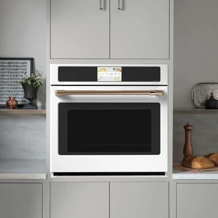 GE Café CAFE Built-In Wall Oven 30" Electric - CTS90DP4NW2 White Outlet