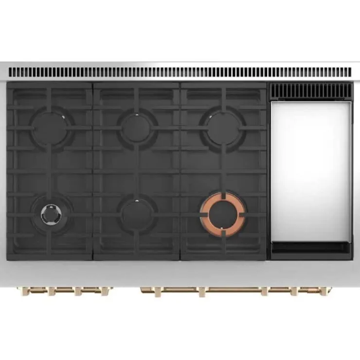 GE Café CAFE Commercial-Style Range 48" Electric Gas - C2Y486P4TW2 White Sale
