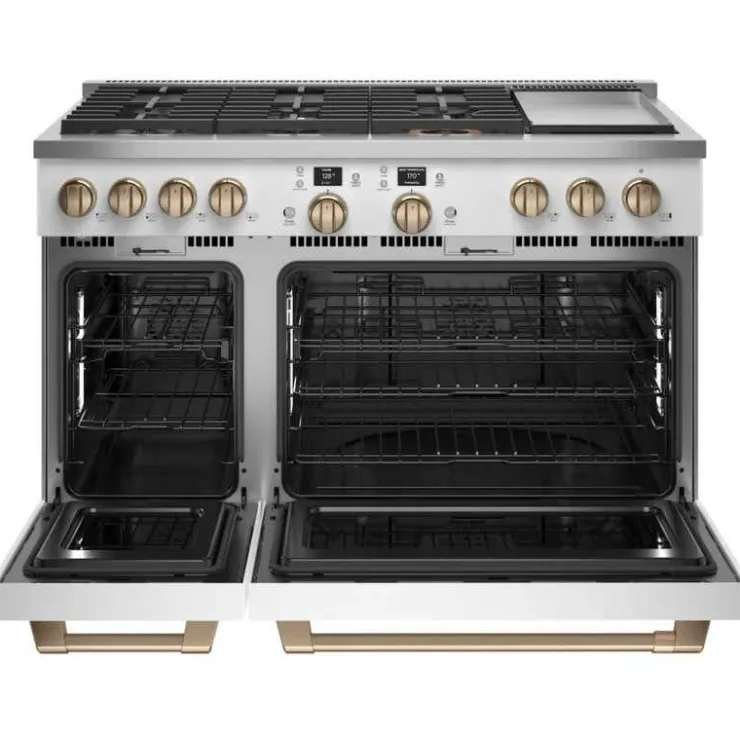 GE Café CAFE Commercial-Style Range 48" Electric Gas - C2Y486P4TW2 White Sale