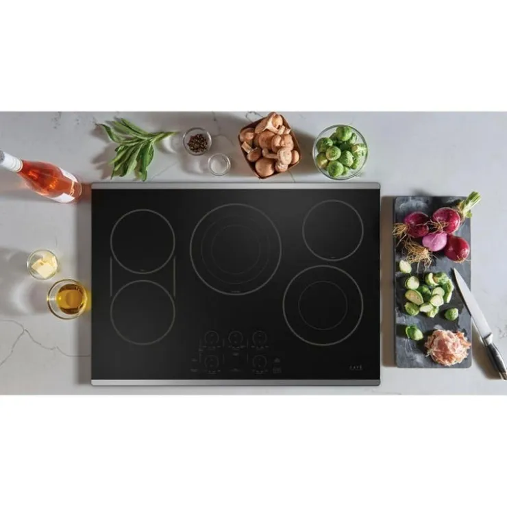 GE Café CAFE Cooktop Glass-Ceramic 30" - CEP90302TSS Black Online