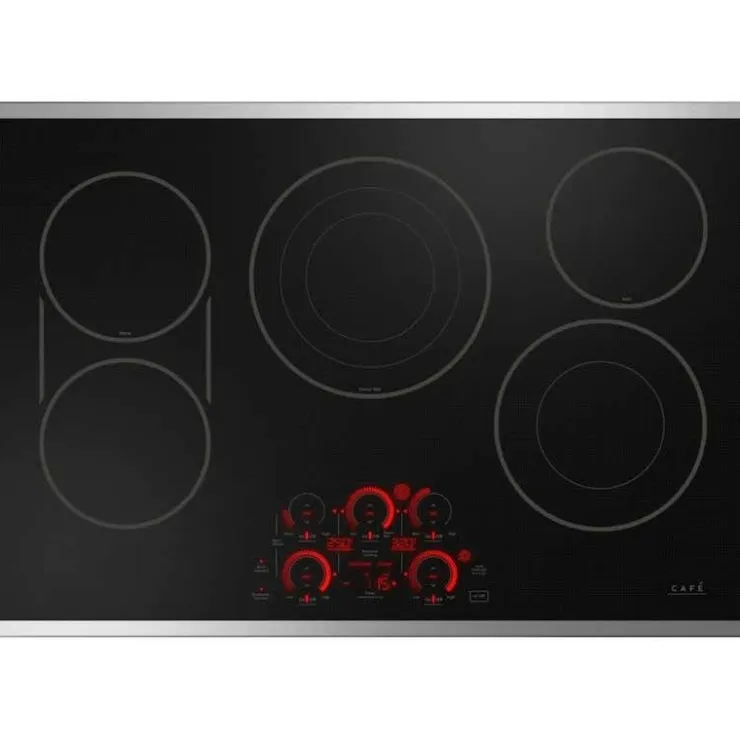 GE Café CAFE Cooktop Glass-Ceramic 30" - CEP90302TSS Black Online