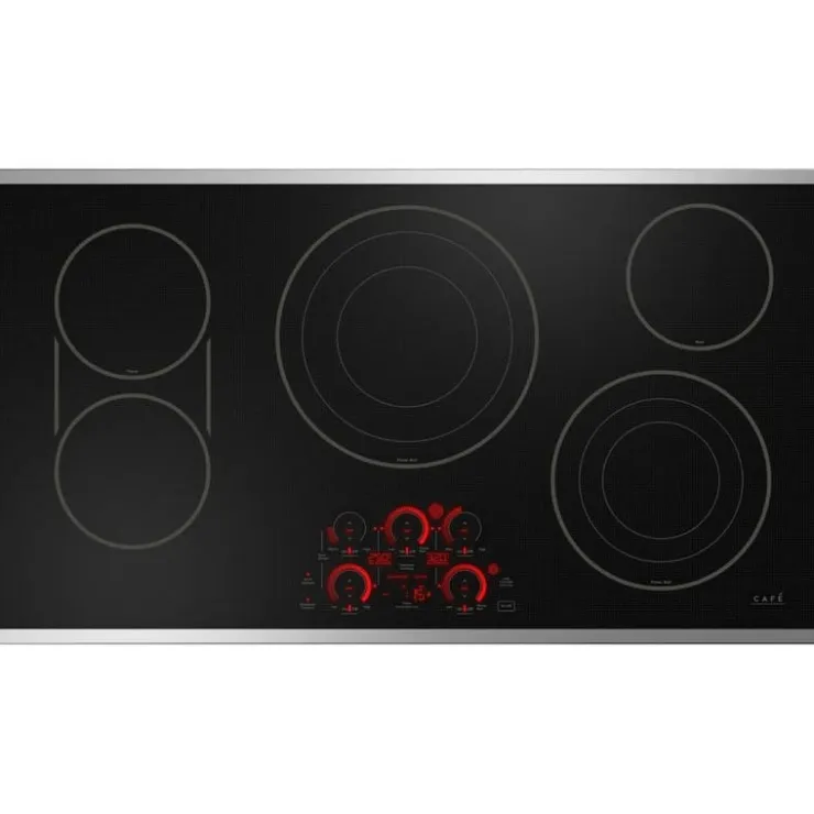 GE Café CAFE Cooktop Glass-Ceramic 36" - CEP90362TSS Stainless Steel Discount