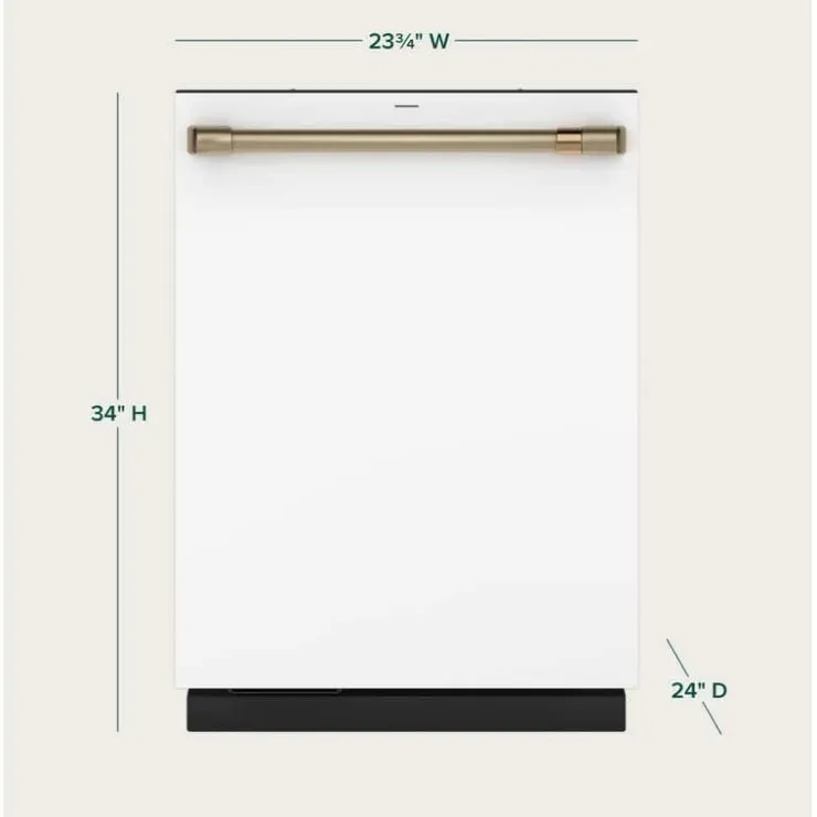 GE Café CAFE Dishwasher Built-In 24" 39dB - CDT888P4VW2 White Outlet