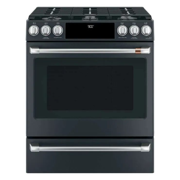 GE Café CAFE Dual-Fuel Range 30" Dual Energy Gas - CC2S900P3MD1 Black Clearance