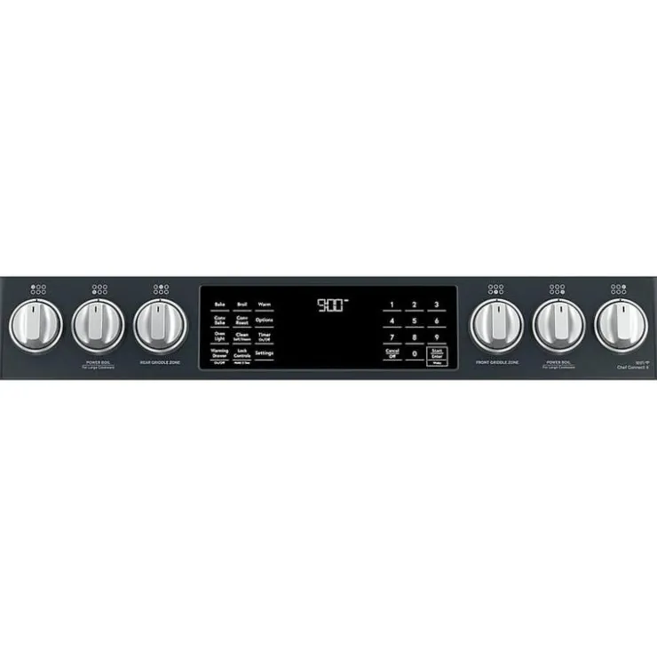 GE Café CAFE Dual-Fuel Range 30" Dual Energy Gas - CC2S900P3MD1 Black Clearance
