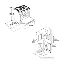 GE Café CAFE Dual-Fuel Range 30