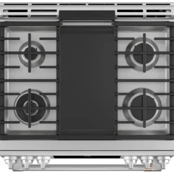GE Café CAFE Dual-Fuel Range 30" Dual Energy Gas - CC2S900P2MS1 Stainless Steel Hot
