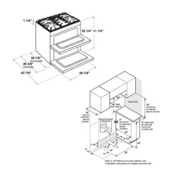 GE Café CAFE Dual-Fuel Range 30