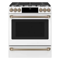 GE Café CAFE Dual-Fuel Range 30" Dual Energy Gas - CC2S900P4MW2 White Best