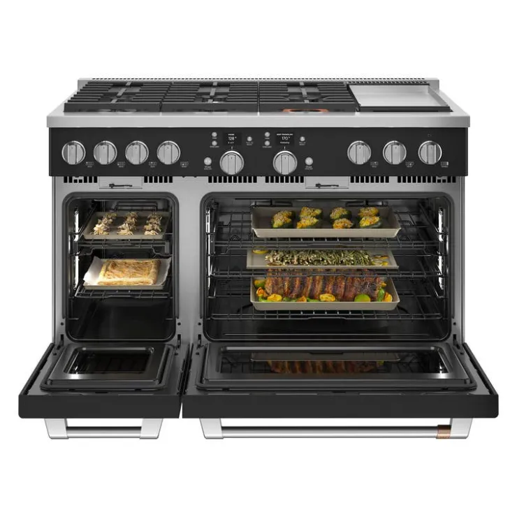 GE Café CAFE Range 48" Dual Energy Gas - C2Y486P3TD1 black Online