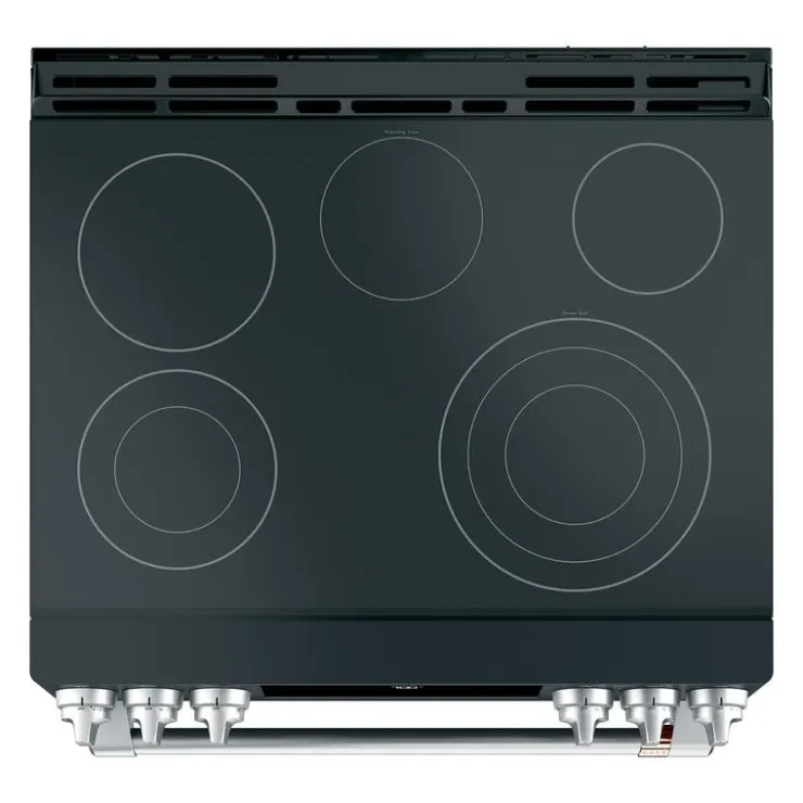 GE Café CAFE Range 30" Electric Glass-Ceramic - CCES700P3MD1 Black Online