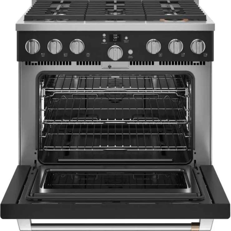 GE Café CAFE Range 36" Electric Gas - CGY366P3TD1 Black New