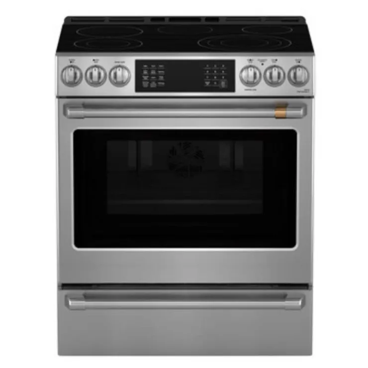 GE Café CAFE Range 30" Electric Glass-Ceramic - CRS70XAWCS1 Stainless Steel Best
