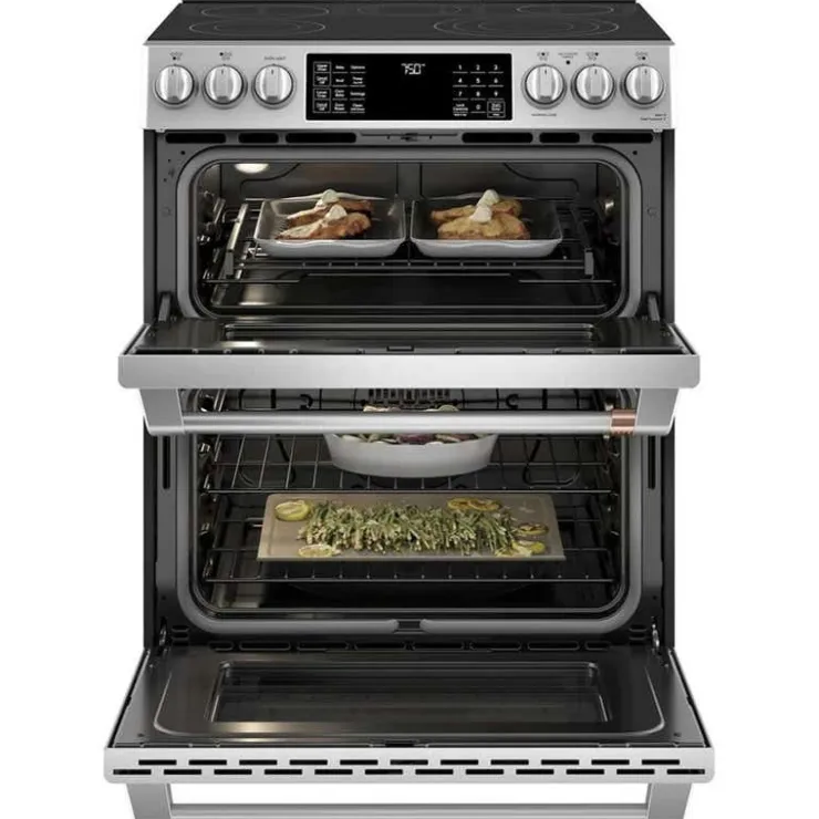 GE Café CAFE Range 30" Electric Glass-Ceramic - CCES750P2MS1 Stainless Steel Outlet
